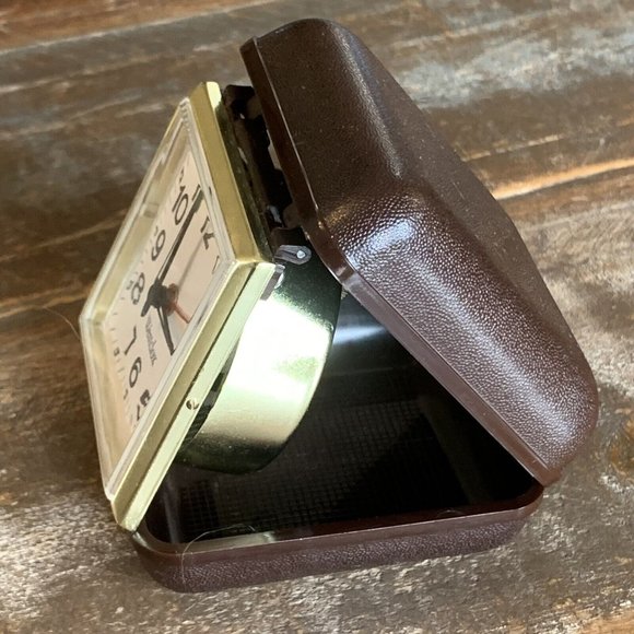Vintage Alarm Clock - Westclox - Folding Travel - Eco Wind-Up - TESTED - Picture 2 of 6